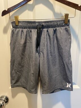 Hurley Charcoal Athletic Shorts EUC
